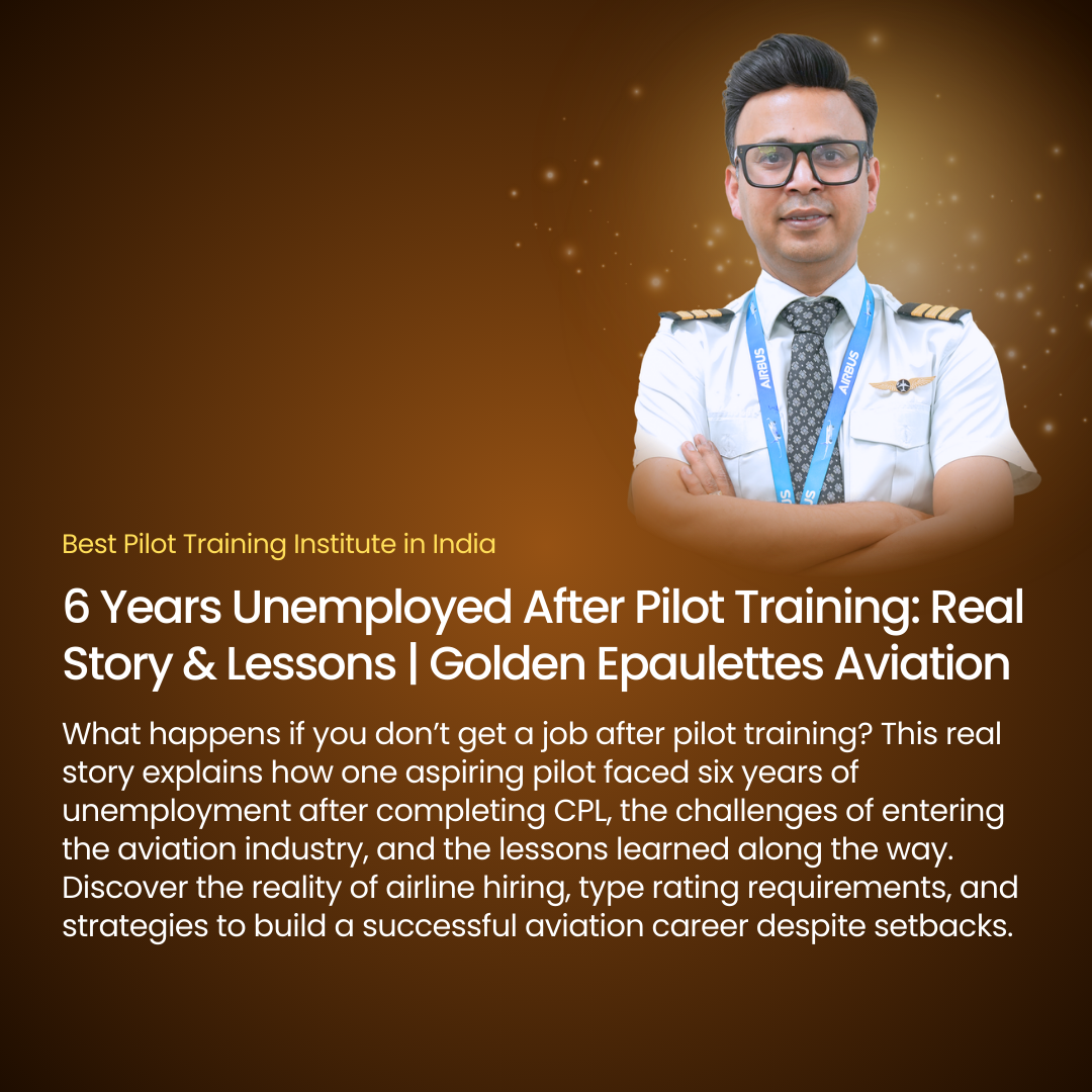 6 Years Unemployed After Pilot Training: Real Story & Lessons | Golden Epaulettes Aviation